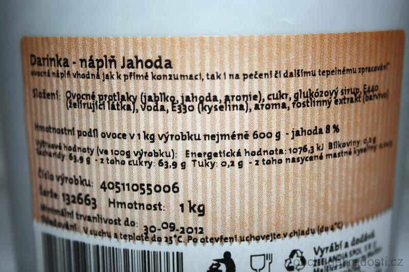 jahodový džem 1kg
